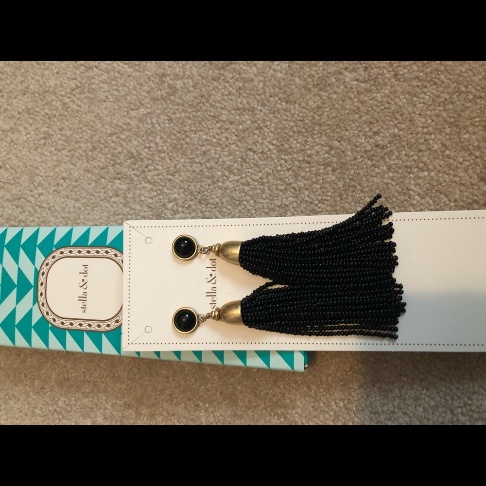 Stella and Dot Gita Tassel Earrings